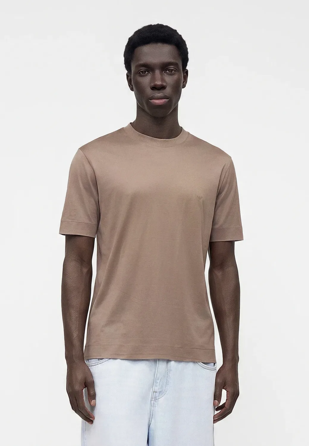 Простая футболка Emporio Armani, Driftwood