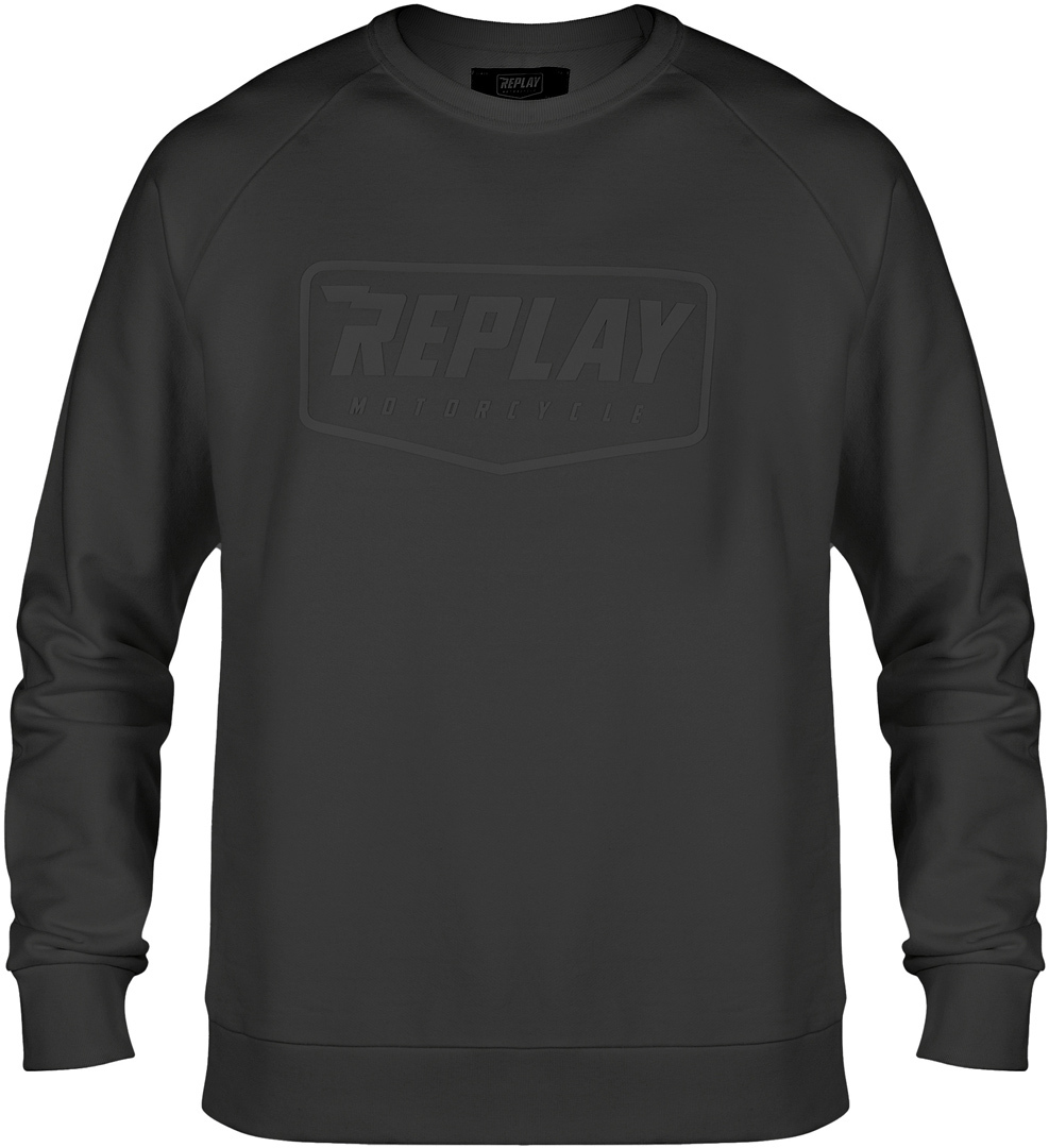 

Лонгслив Replay Logo, черный