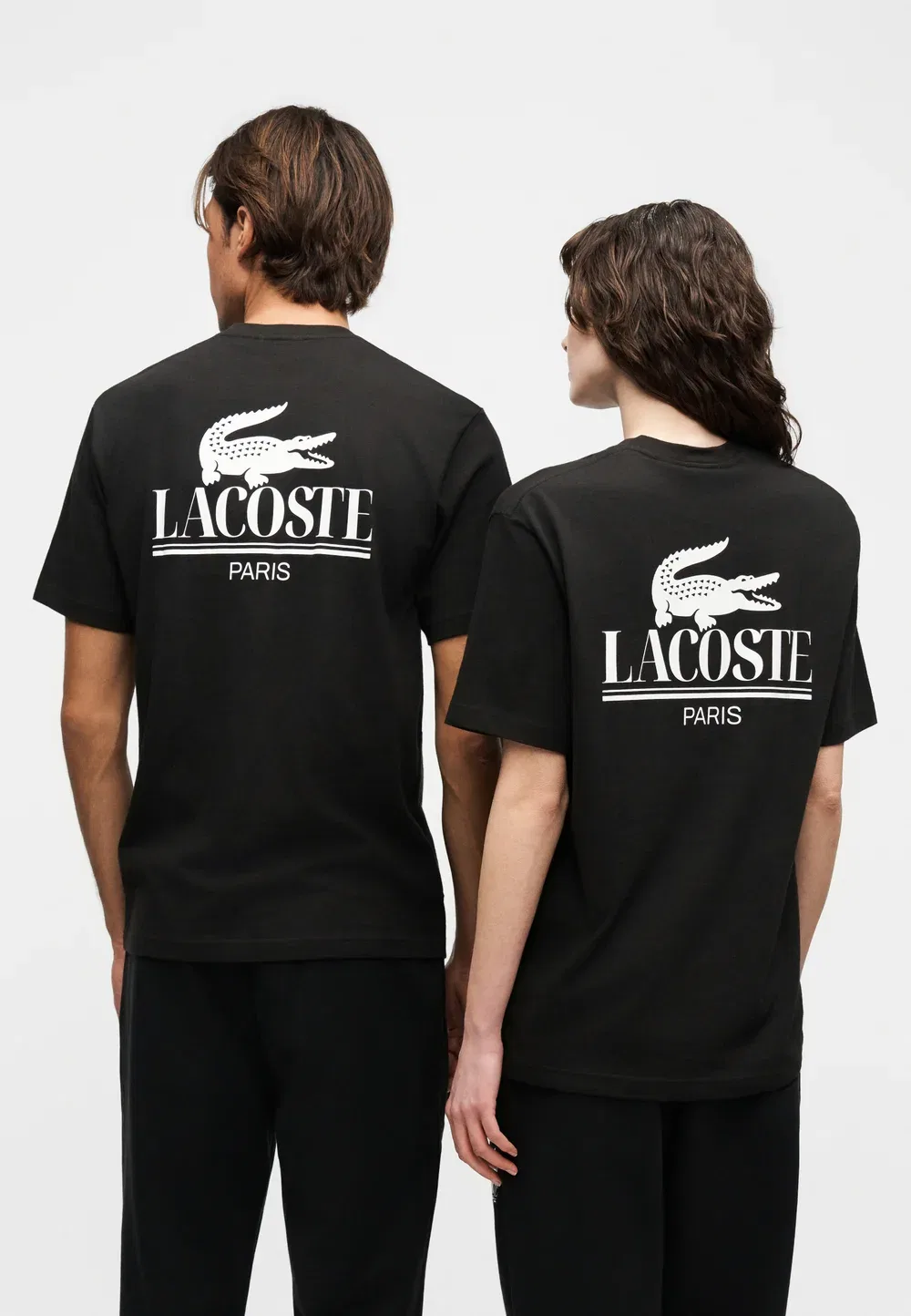 Футболка Lacoste с принтом, Black — фото 3