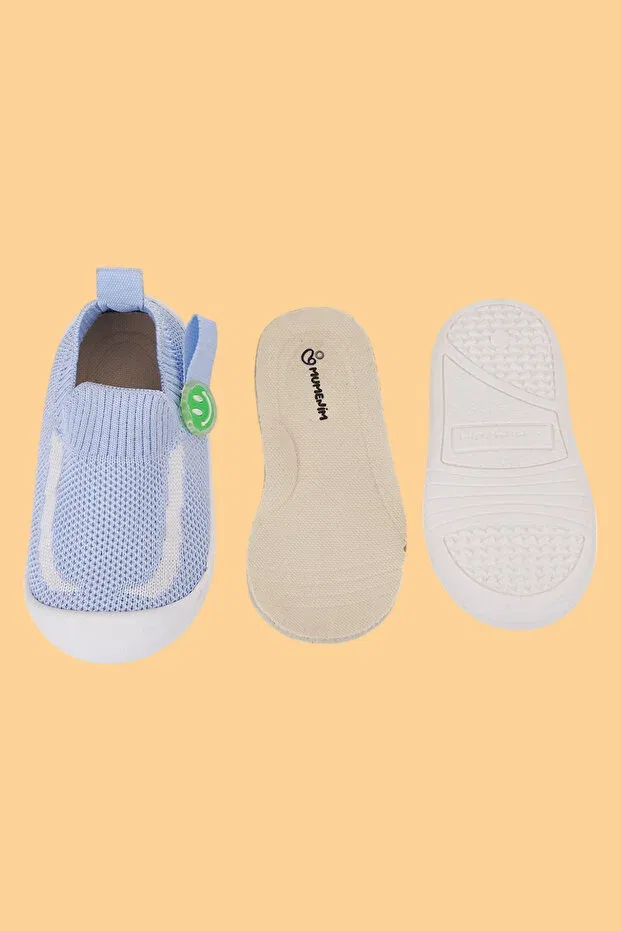 Детские туфли для девочек с ортопедической стелькой First Step Shoes Mumenim, Blue — фото 4
