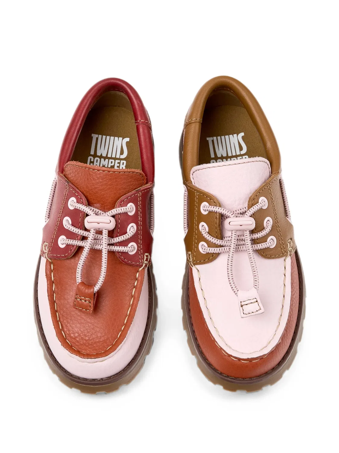 Туфли Twins Camper Kids, красный — фото 4