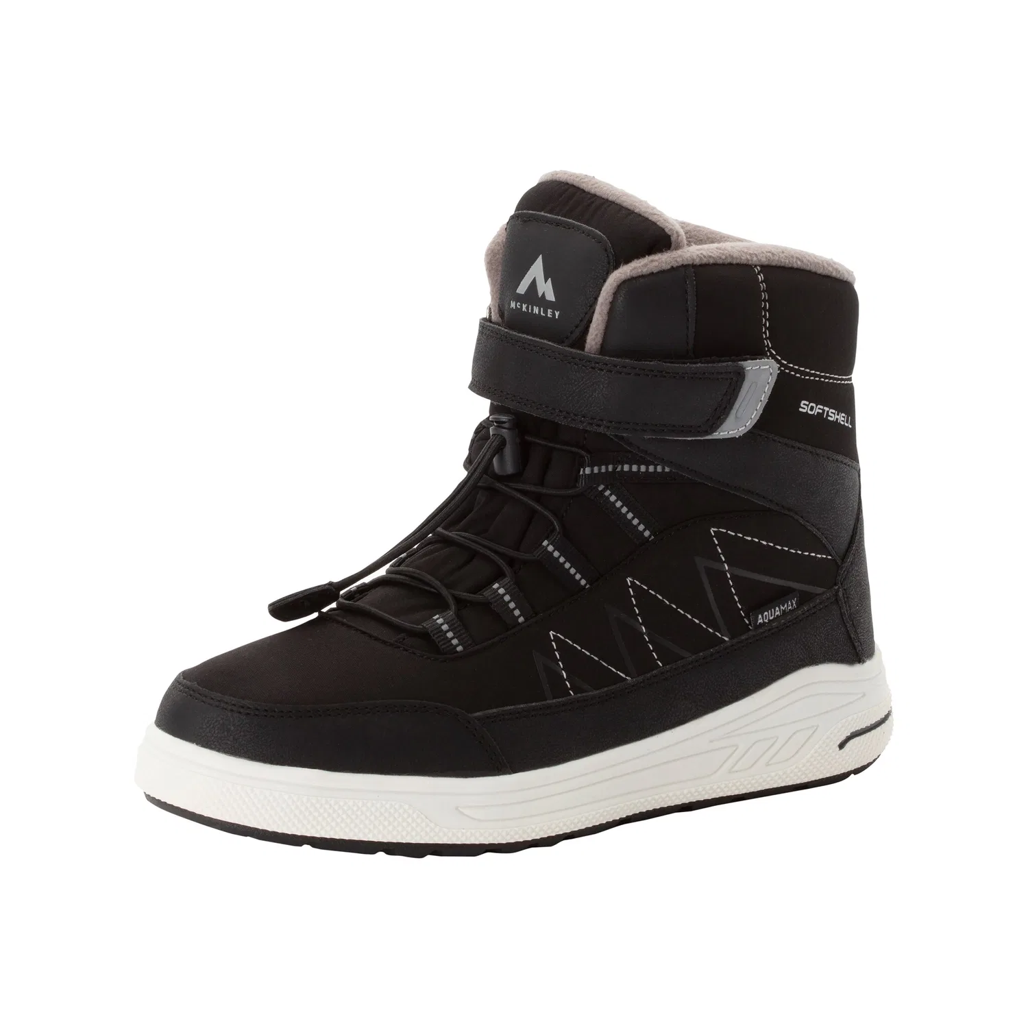 Детские зимние ботинки для прогулок McKINLEY, Black/Grey Light