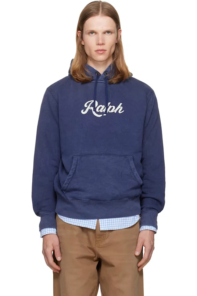 Толстовка темно-синего цвета с логипом Ральф Polo Ralph Lauren