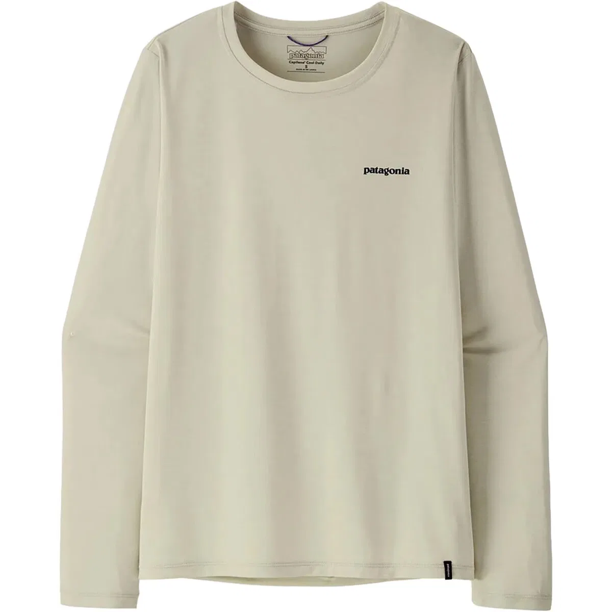 Женская футболка с длинным рукавом Capilene Cool Daily Boardshort Long-Sleeve Shirt Patagonia, Dyno White — фото 2