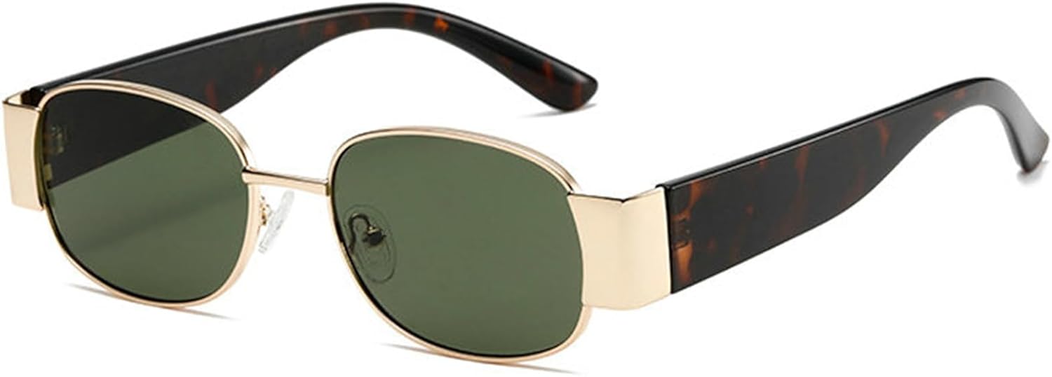 

Женские винтажные овальные солнцезащитные очки в стиле панк от Helena, модные градиентные зеркальные очки с защитой от УФ-излучения UV400, мужские двухцветные очки S68, C2