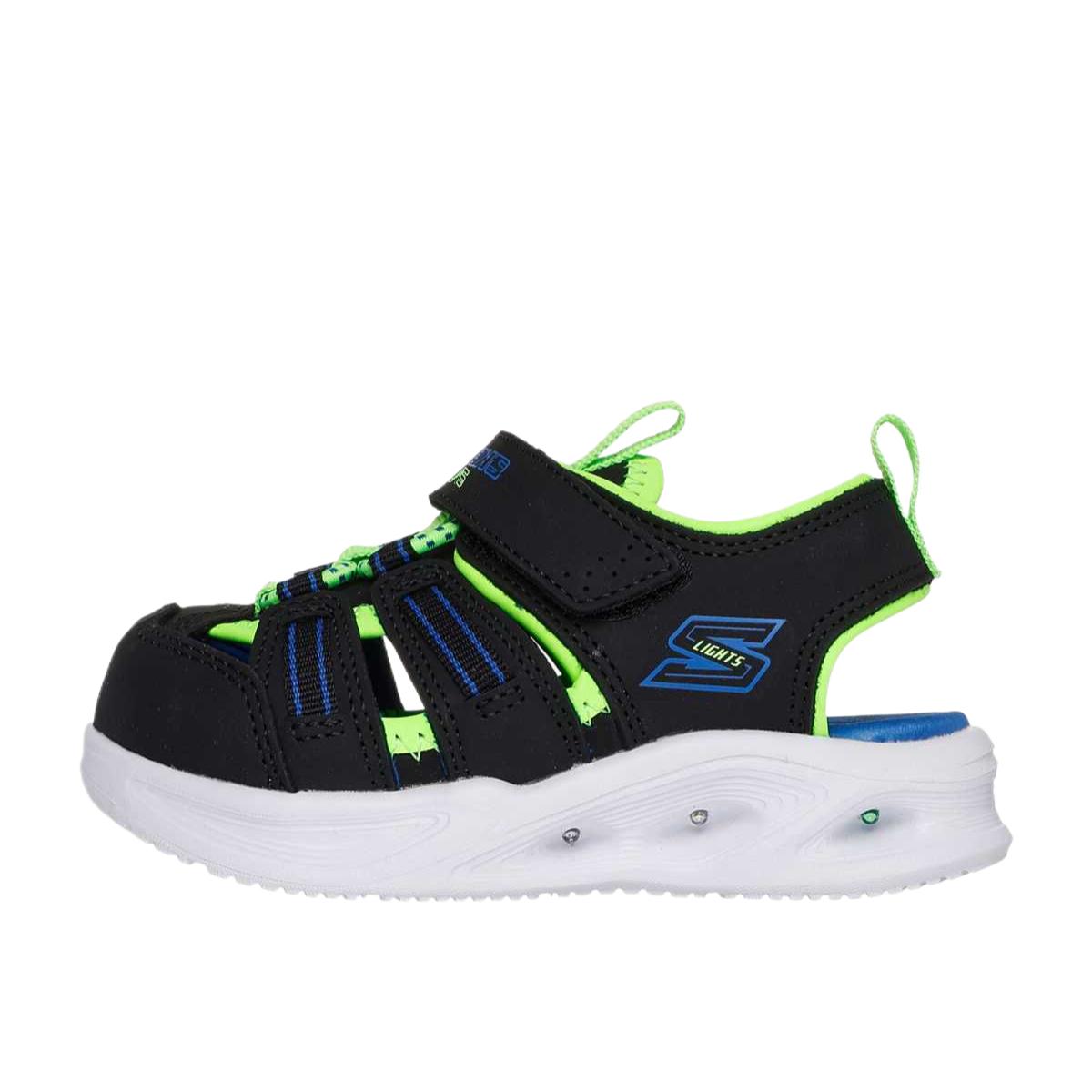 

Skechers Kids Детские сандалии Rebound Breathable Lightweight Cushioning Balance Low top черные Infant And Toddler