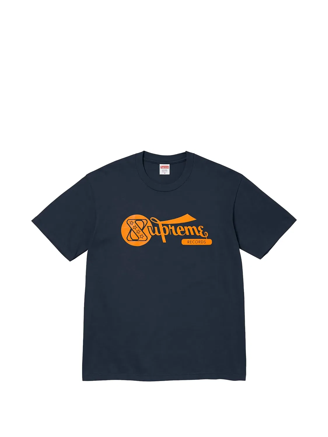 Футболка Records с круглым вырезом Supreme, синий