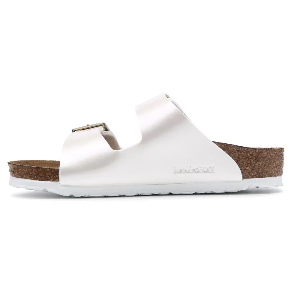 Детские сандалии Arizona с анатомической стелькой для малышей Birkenstock, Pearl White — фото 3