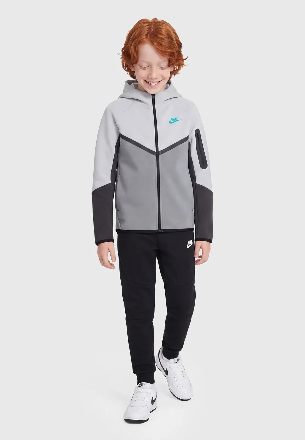 Толстовка на молнии Nike Sportswear, Smoke Grey/Anthracite/Black