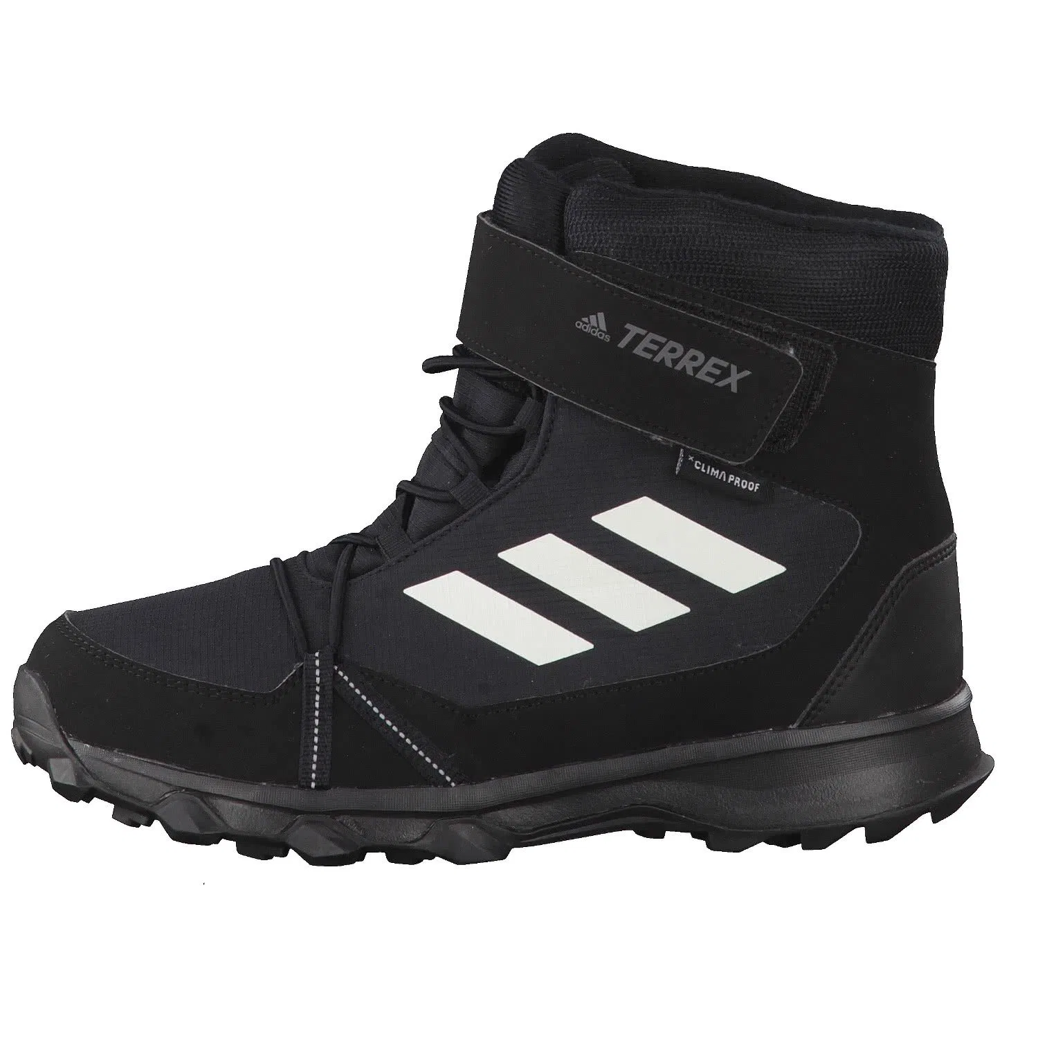 Детские снежные кроссовки для мальчиков и девочек Terrex Snow Cf Cold.rdy Winter Adidas, Black Core Black Chalk White Grey Four — фото 2