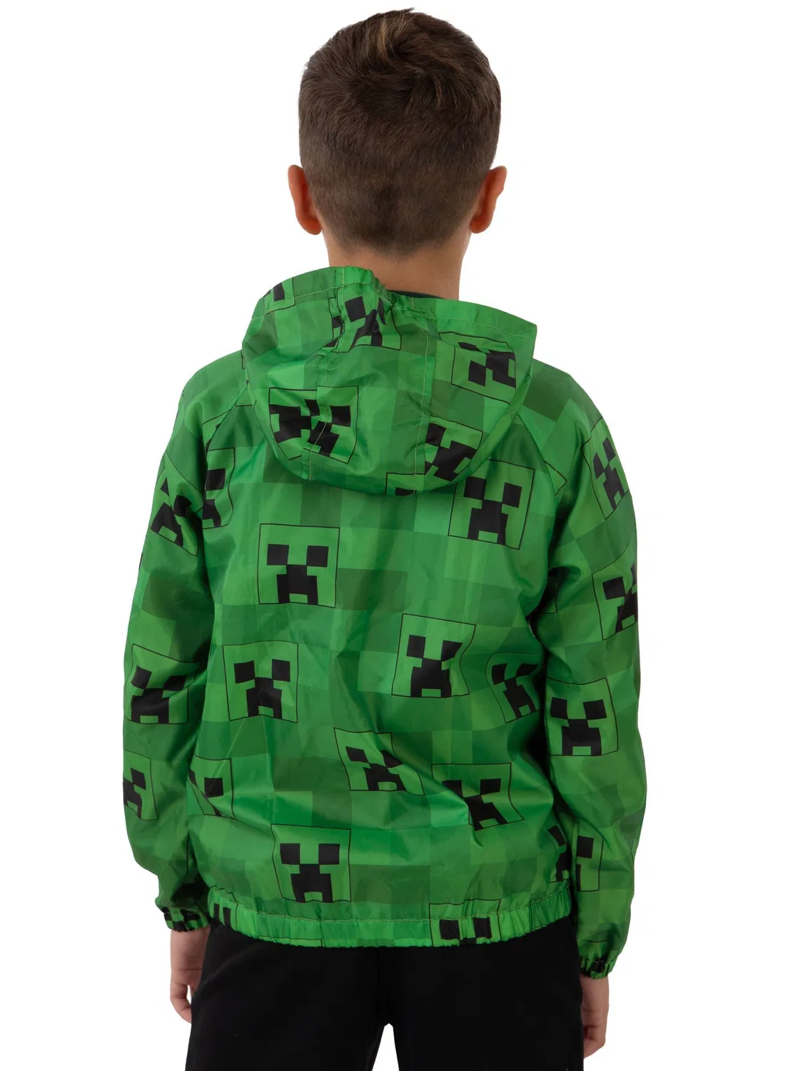 Дождевик Minecraft Creeper Character, зеленый — фото 4
