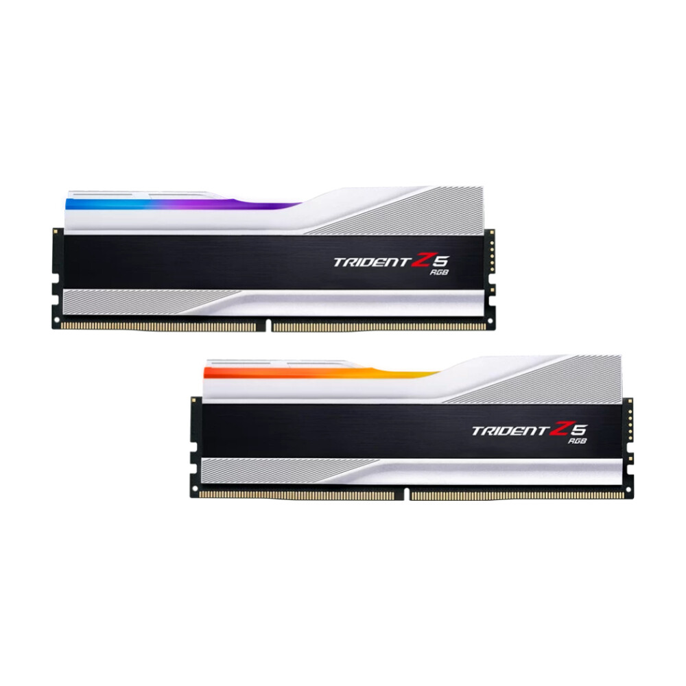 

Оперативная память G.SKILL Trident Z5 RGB, 32 Гб DDR5 (2x16 Гб), 6000 МГц, CL40, F5-6000J4040F16GX2-TZ5RS, серебристый