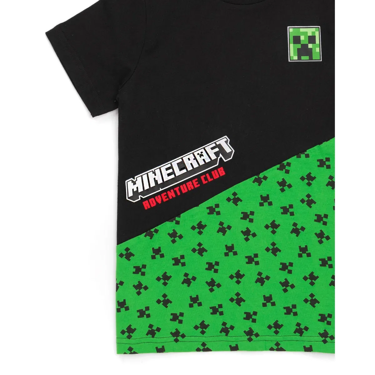 Детская футболка с принтом Creeper Minecraft, Black — фото 2