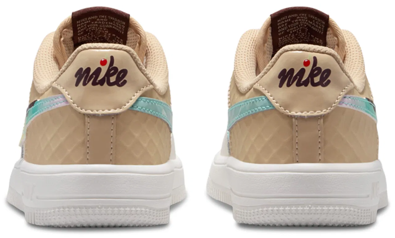 Кроссовки для девочек Air Force 1 Low Nike, цвет White/Multi — фото 3