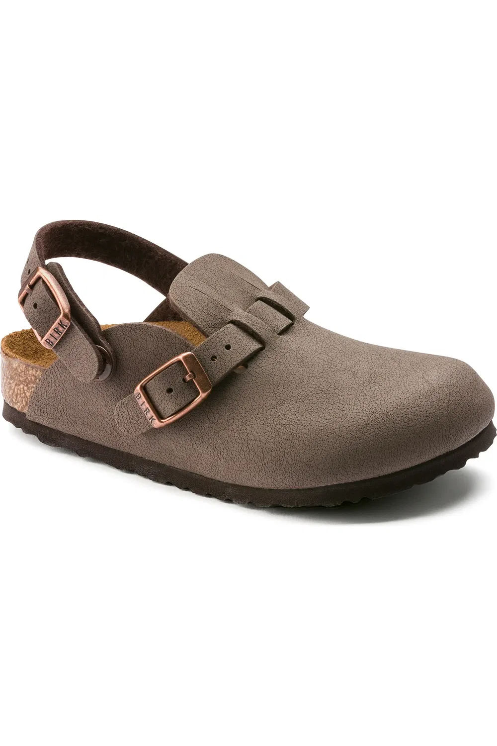 Детские сабо с регулируемым ремешком Kay Birkenstock, коричневый