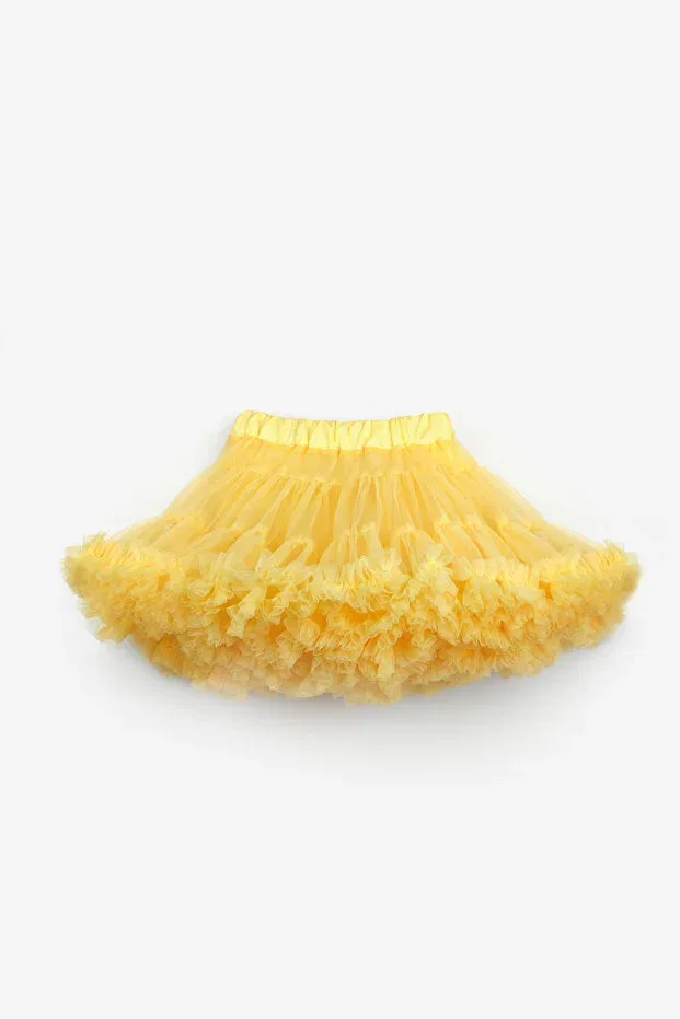 Детская юбка-пачка для девочек с рюшами bonita Le Mabelle, Yellow — фото 2