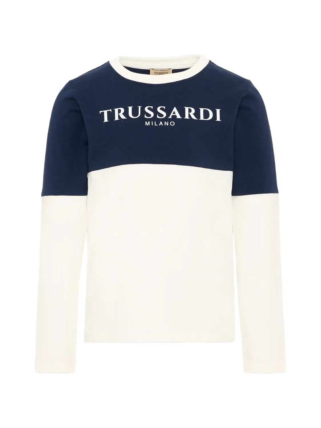 Trussardi Футболка с логотипом, нейтральные тона