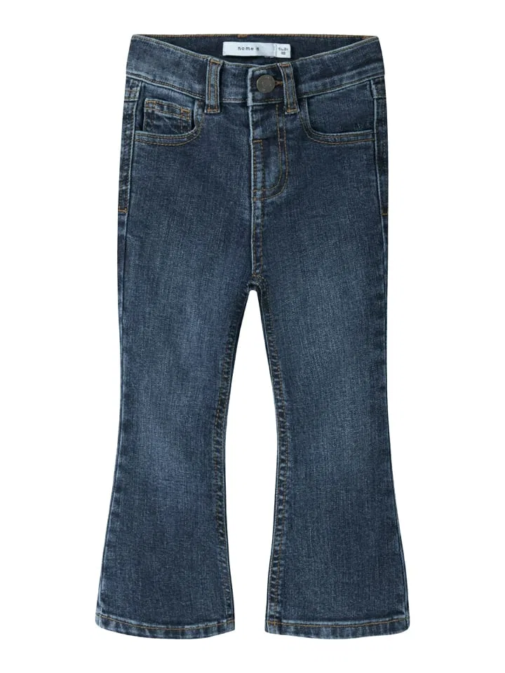 Джинсы Regular fit Polly Name It, темно-синий