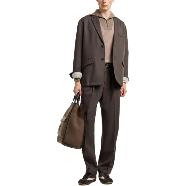 Мужской свитер Emporio Armani, Brown — фото 2