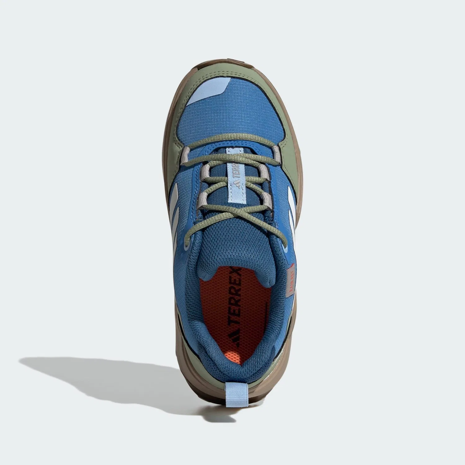 Детские треккинговые ботинки с шнуровкой Terrex AX4r Adidas, Blau Weiss Grun — фото 2