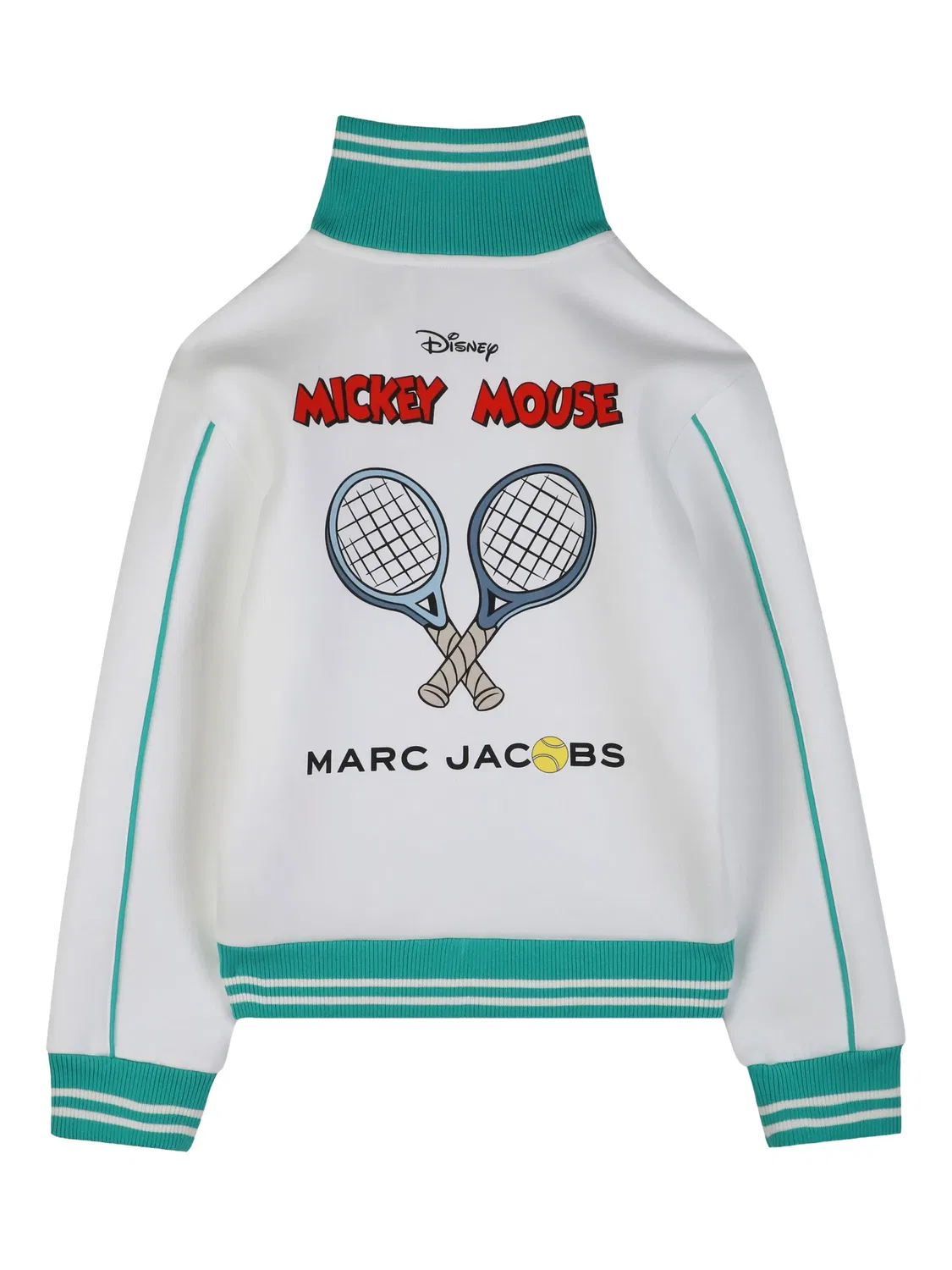 Свитшот с капюшоном и застежкой на молнии с Микки Маусом Marc Jacobs, белый — фото 2