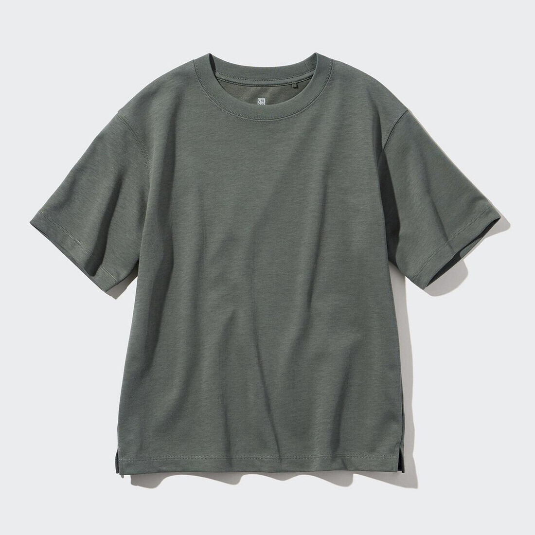 

Детская футболка Uniqlo, оливковый, Зеленый, Детская футболка Uniqlo, оливковый