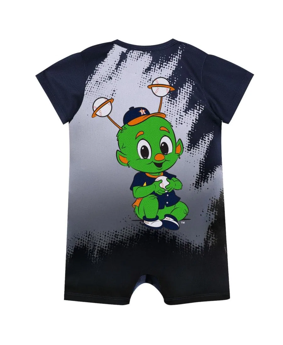 Боди с принтом Houston Astros Baby Mascot Outerstuff, Navy — фото 3