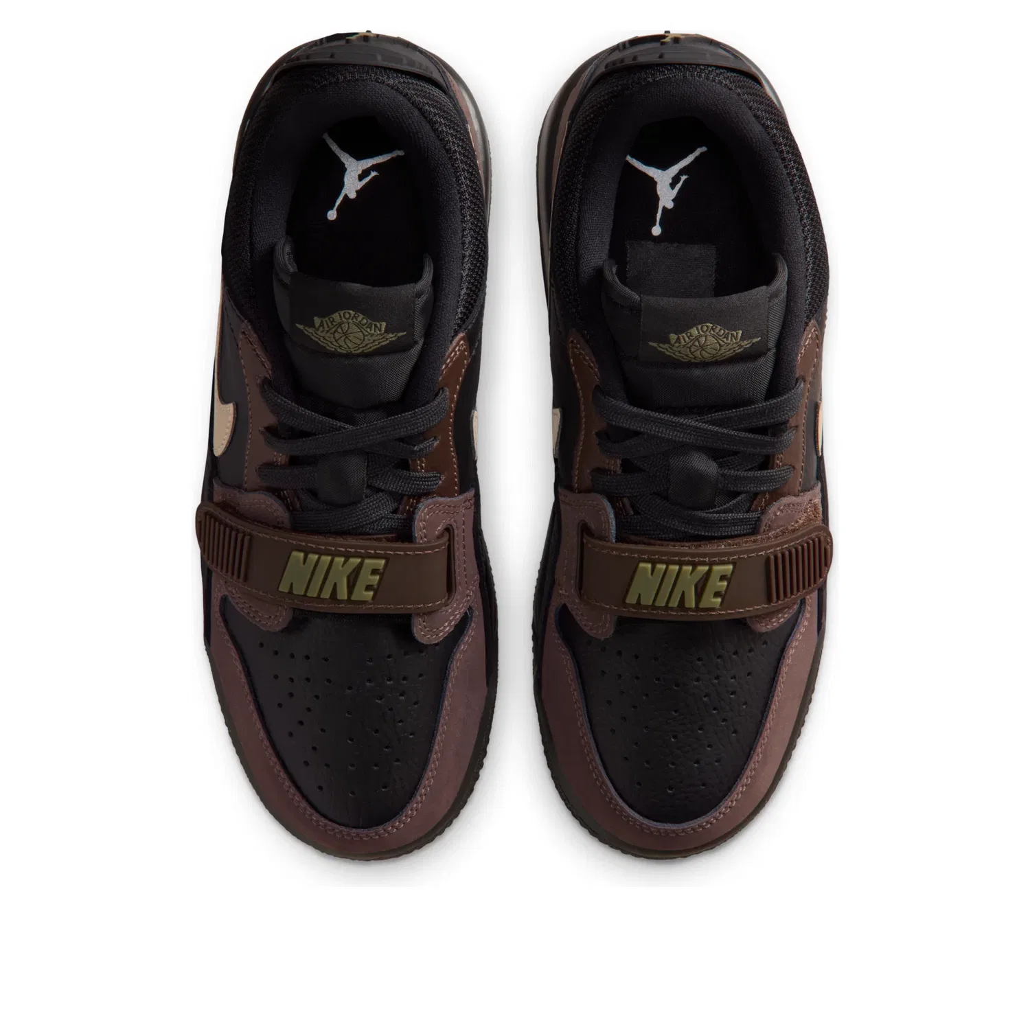 Детские кроссовки с шнуровкой Air Jordan Legacy 312 Low Black Brown, черный — фото 2
