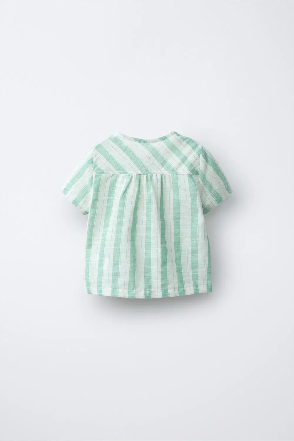 ПОЛОСАТАЯ РУБАШКА ZARA, Green — фото 2