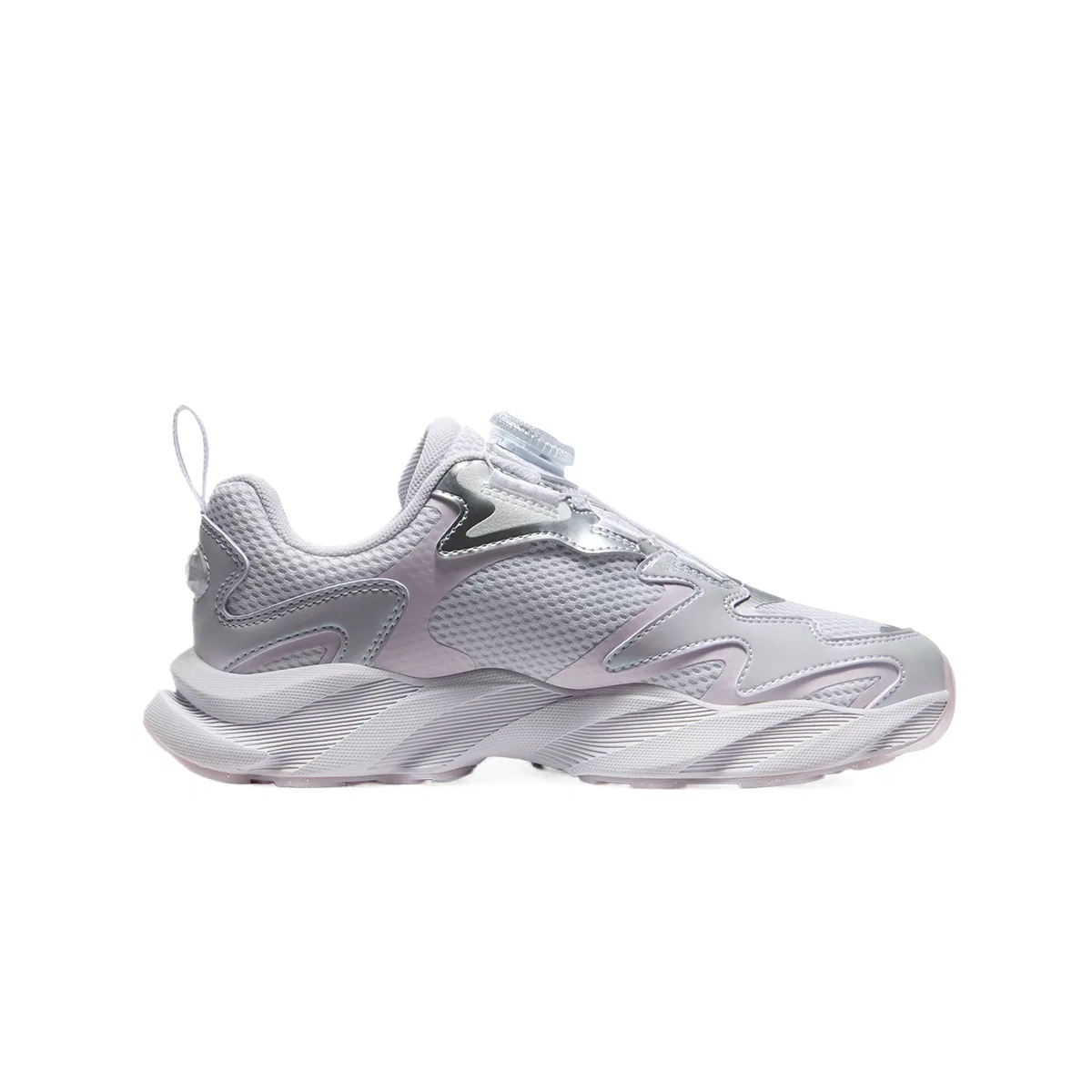 Детские беговые кроссовки с ретро-стилем FILA KIDS, FILA White/Lilac — фото 3
