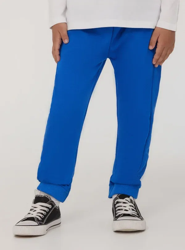Брюки хлопковые Pack 2 - tracksuit bottoms Terranova, gray, синий/серый — фото 3