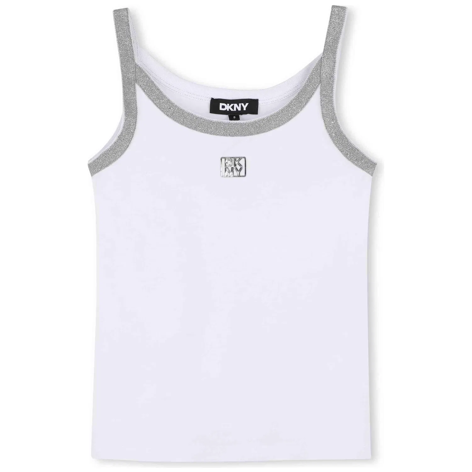 Детская майка на бретелях Dkny D62613-10P, Weiss