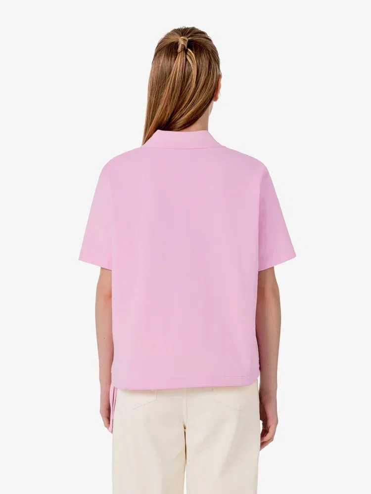 Футболка Polo LACOSTE Tide Ribbon, Розовая — фото 4