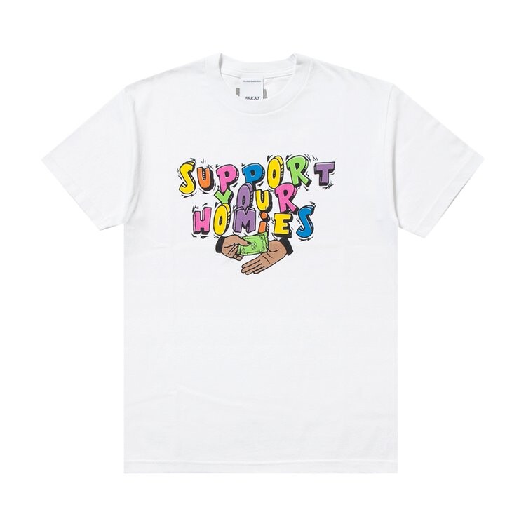 

Футболка Bricks & Wood Support Your Homies Tee 'White', белый