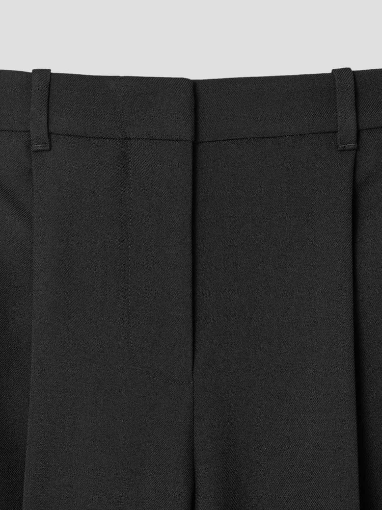 Широкие брюки из шерсти, модель Le Pantalon Dhomme JACQUEMUS, Black — фото 3