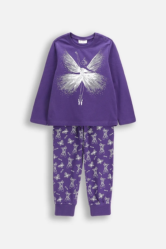 

Детская хлопковая пижама Coccodrillo, фиолетовый