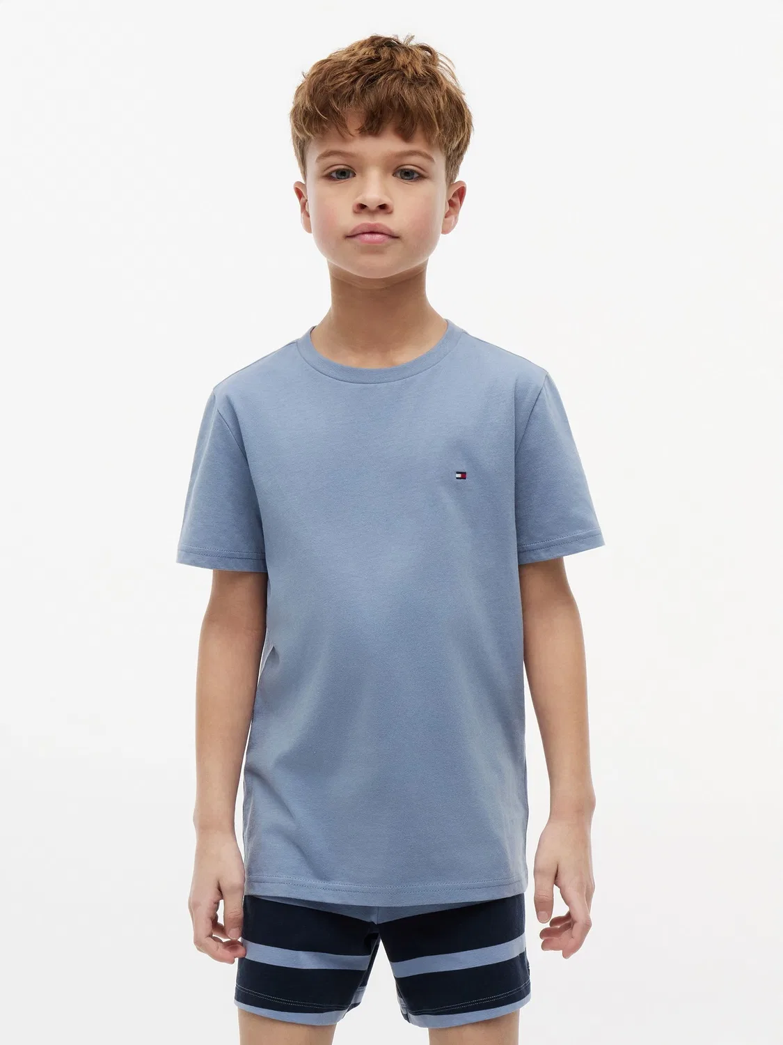 Футболки с круглым вырезом 2 шт Tommy Hilfiger, Sweet Blue / Brisk Blue — фото 2