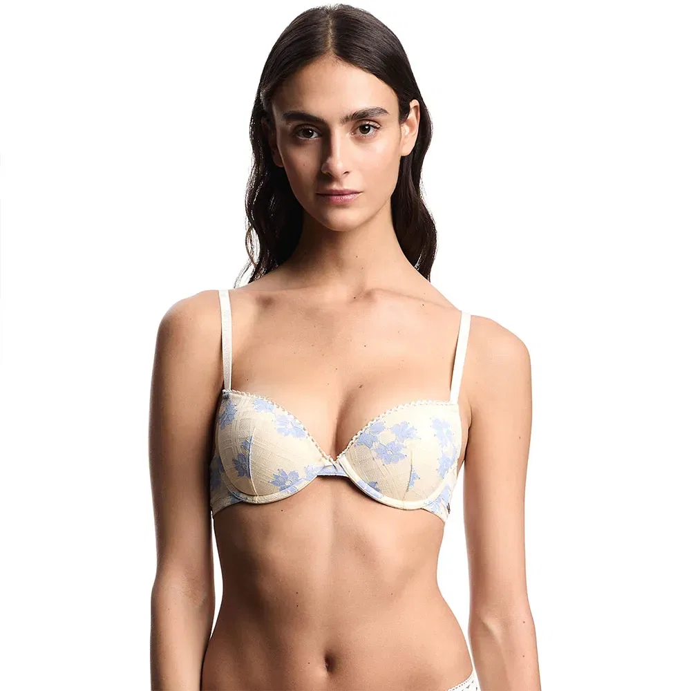 Бюстгальтер Push Up Emporio Armani, бежевый