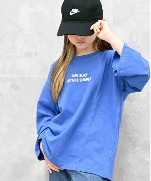 Детская футболка с принтом NEVSURF FUNALIVE, Dark Blue