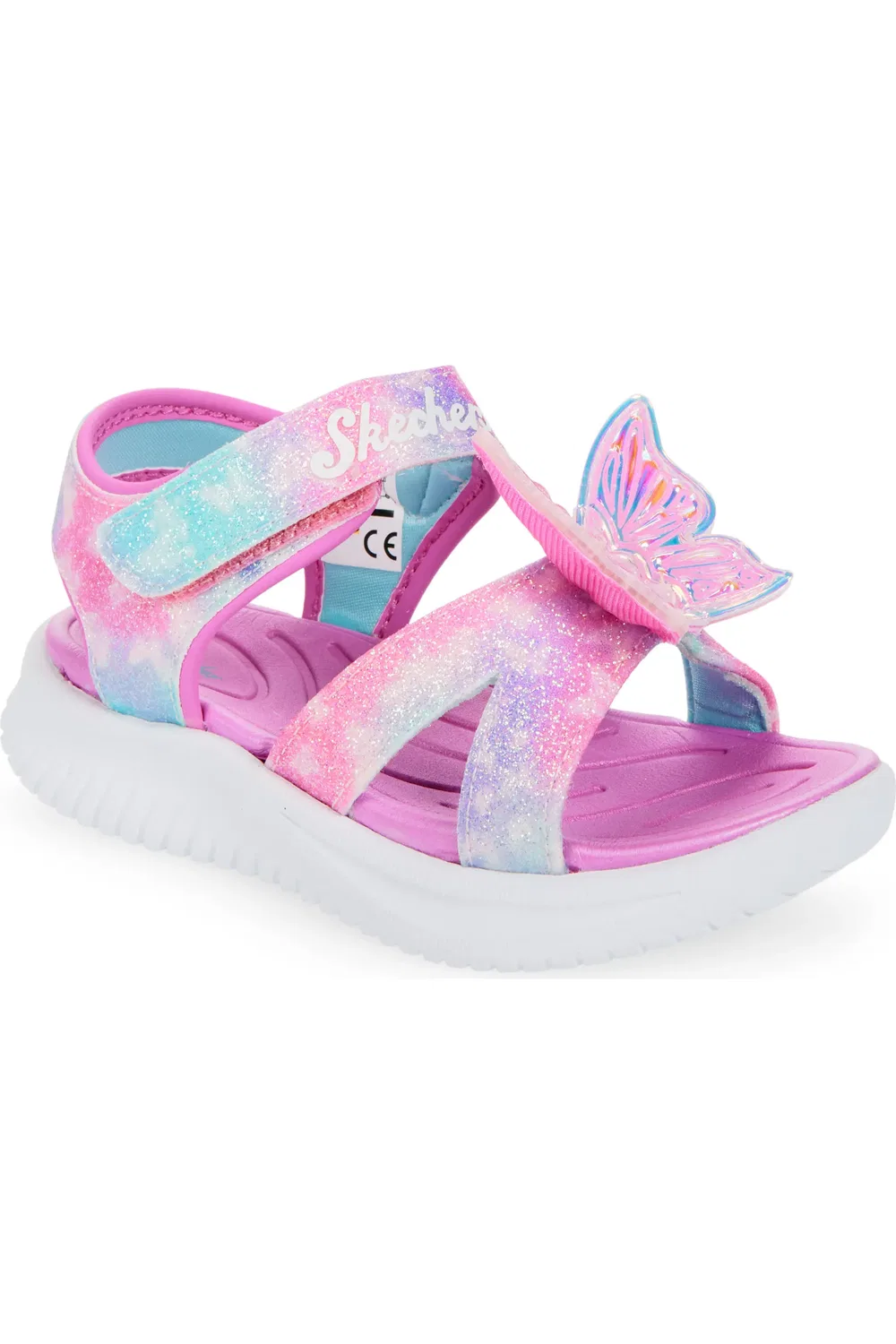 Сандалии детские с подсветкой Jumpsters SKECHERS, Pink Multi