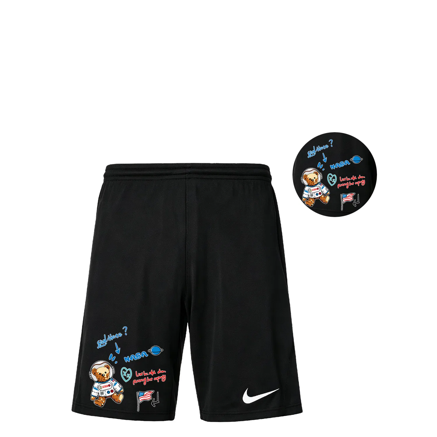 Шорты Dri Fit Casual Shorts Nike, Black — фото 4