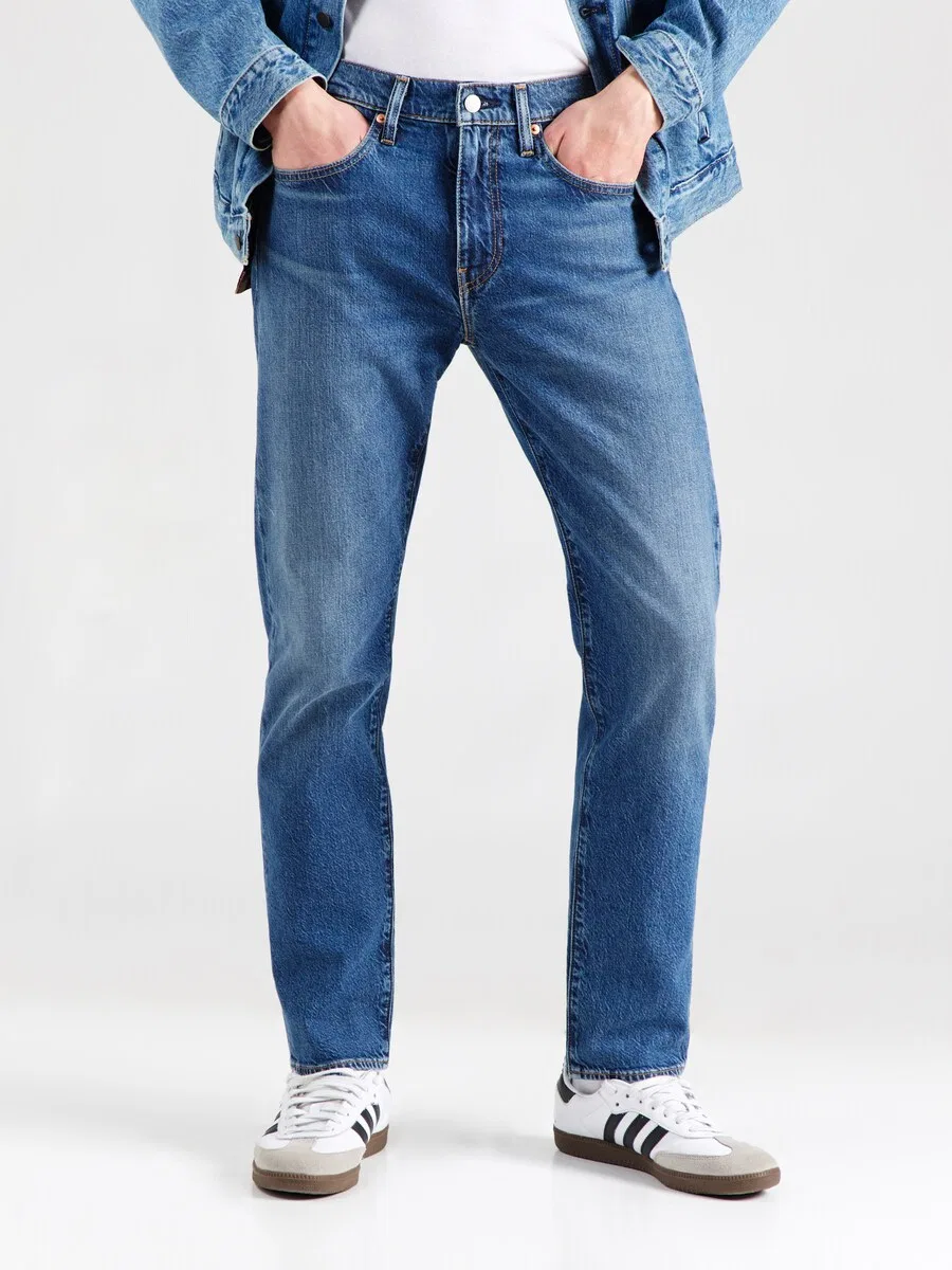 Джинсы LEVI'S Regular '502 Taper Jeans' синего цвета — фото 3