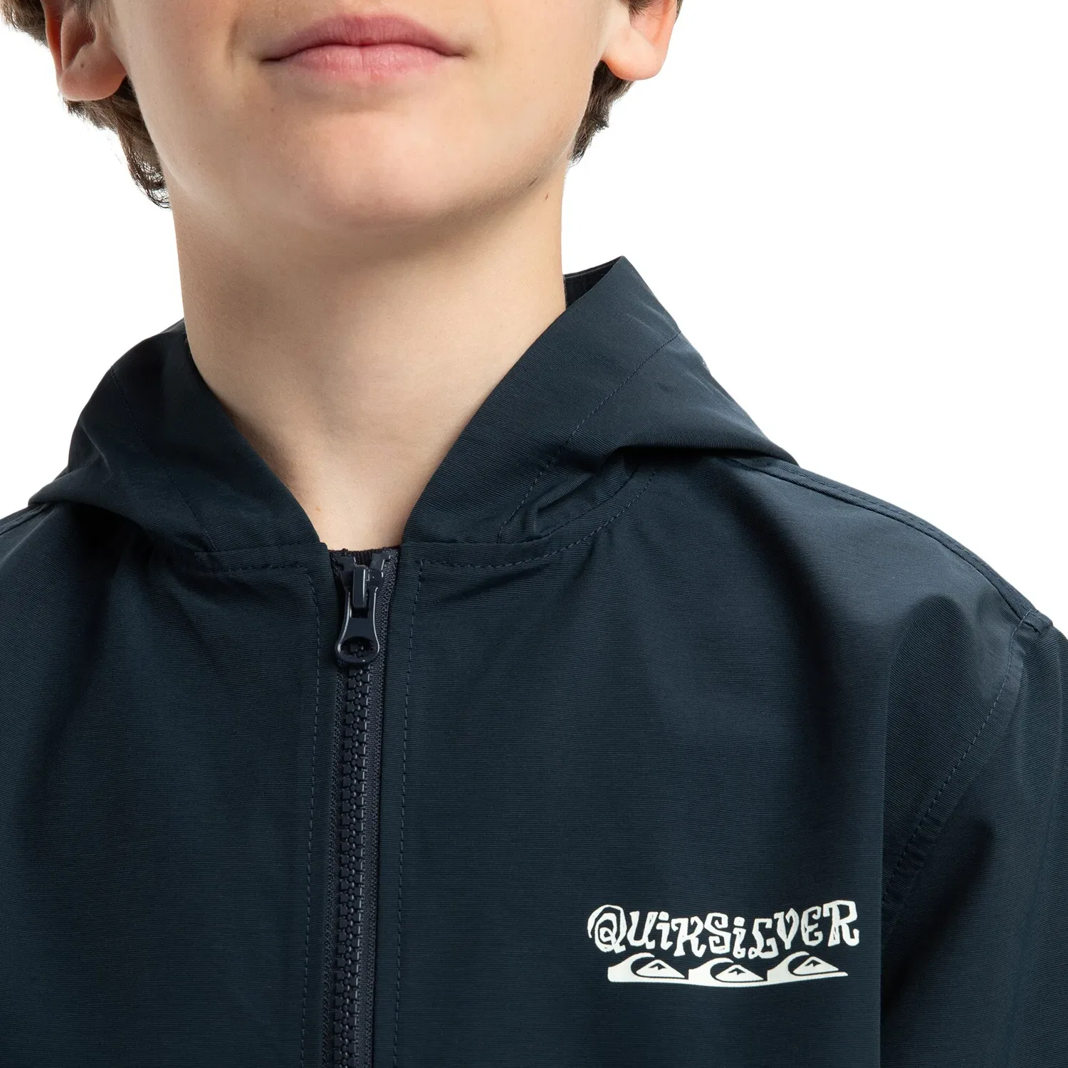 Детская куртка для мальчиков с капюшоном Rain Cloud Quiksilver, Azul Marino — фото 4