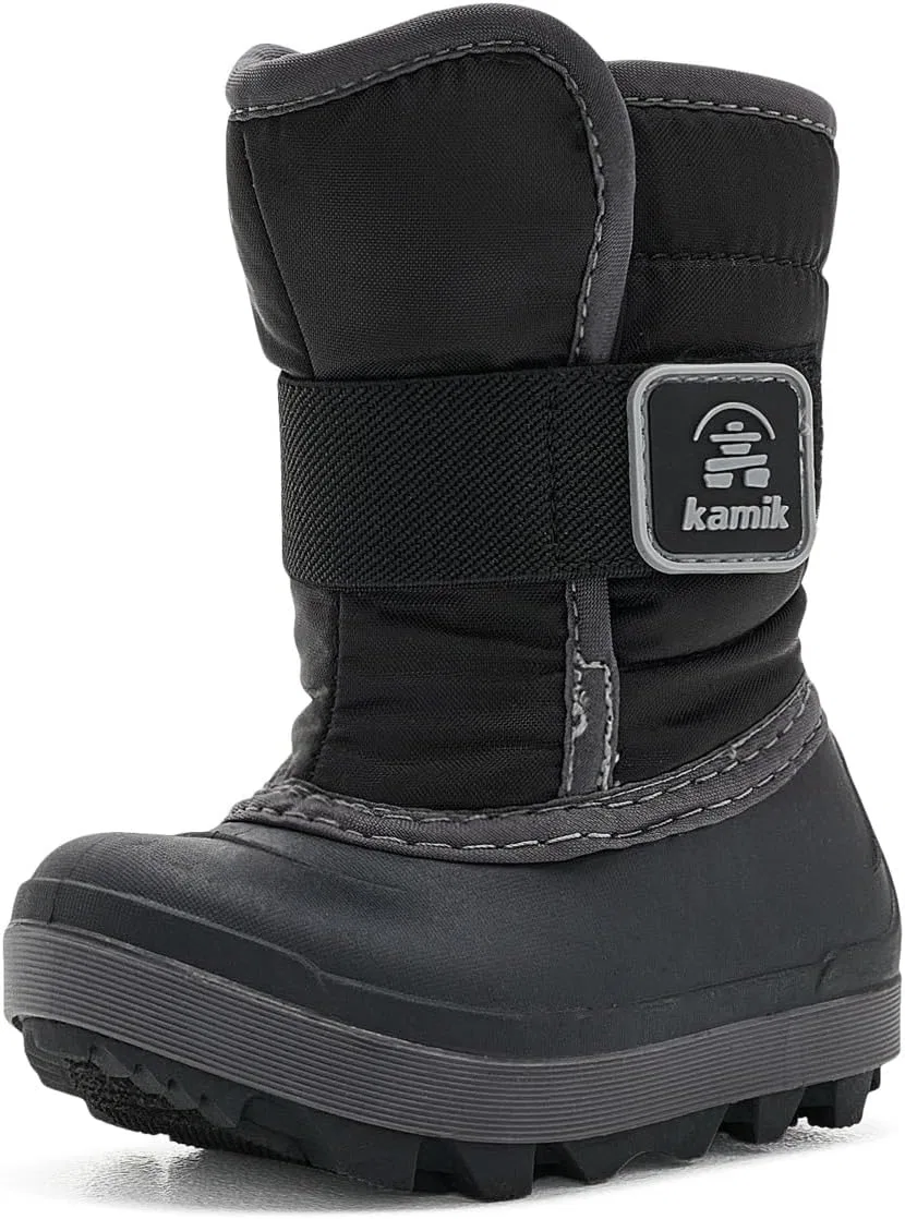 Детские зимние ботинки для мальчиков Snowbug7 Kamik, Black
