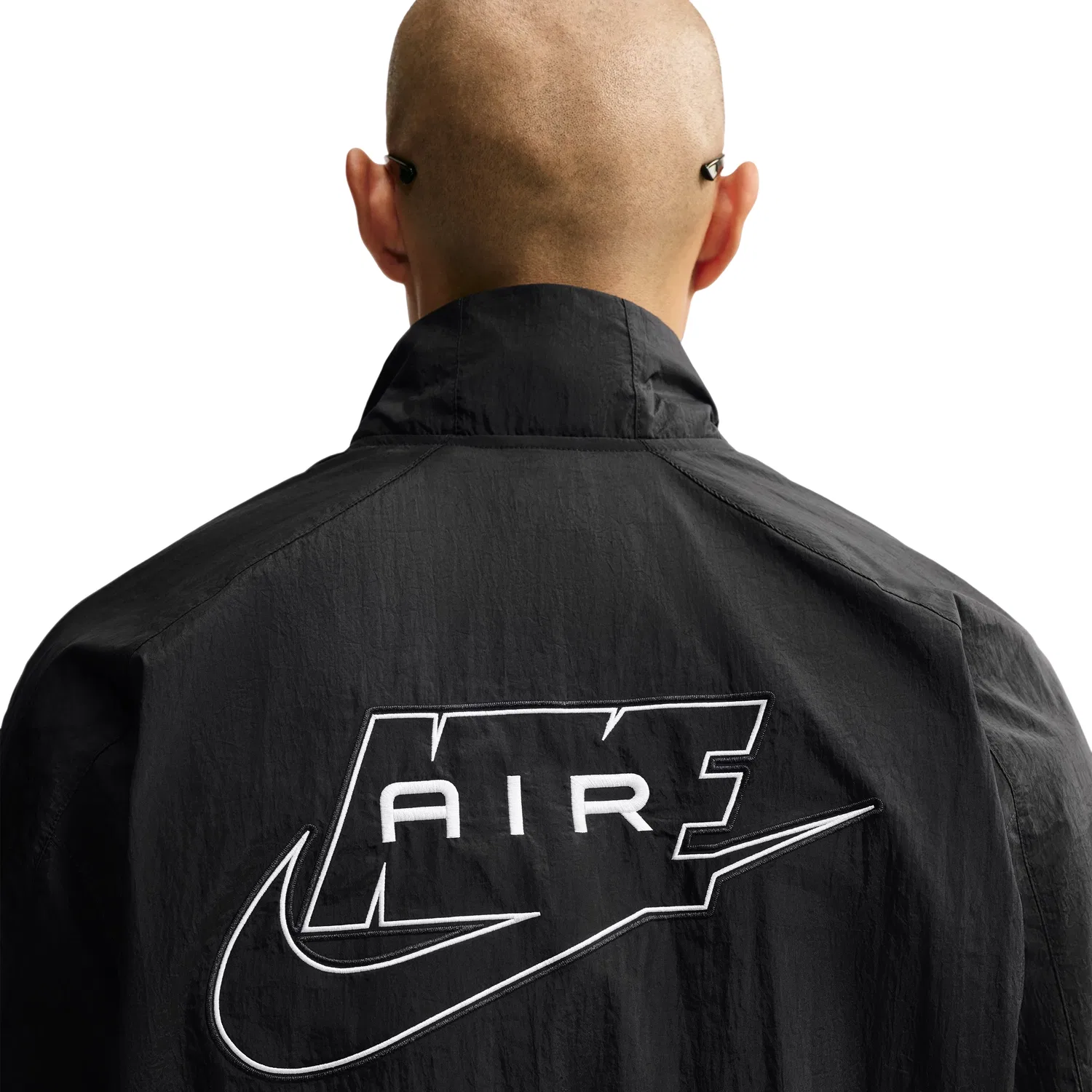 Мужская куртка Nike Air Woven Track Jacket, черный — фото 4