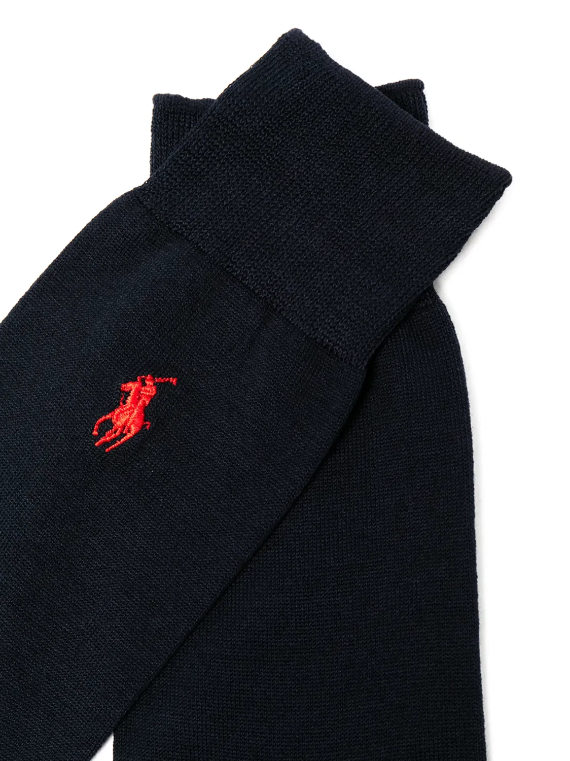 Polo Ralph Lauren Носки с Вышитым Логотипом Цвета Темно-Синий и Красный — фото 2