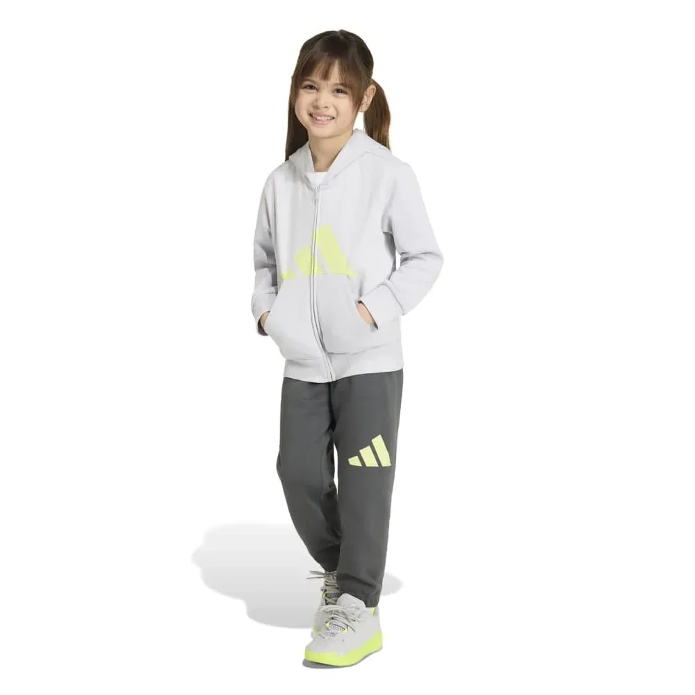 Детский спортивный костюм с капюшоном Adidas Essentials, Grey
