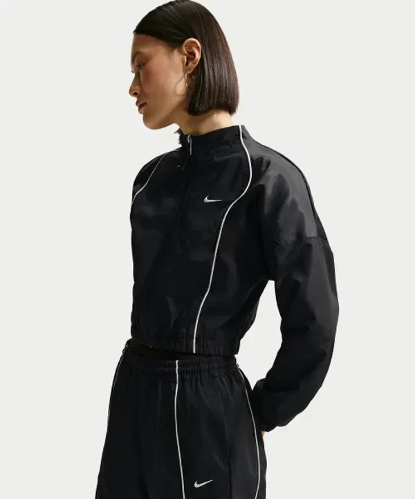 Тренировочная куртка Nike, женская, черная — фото 3
