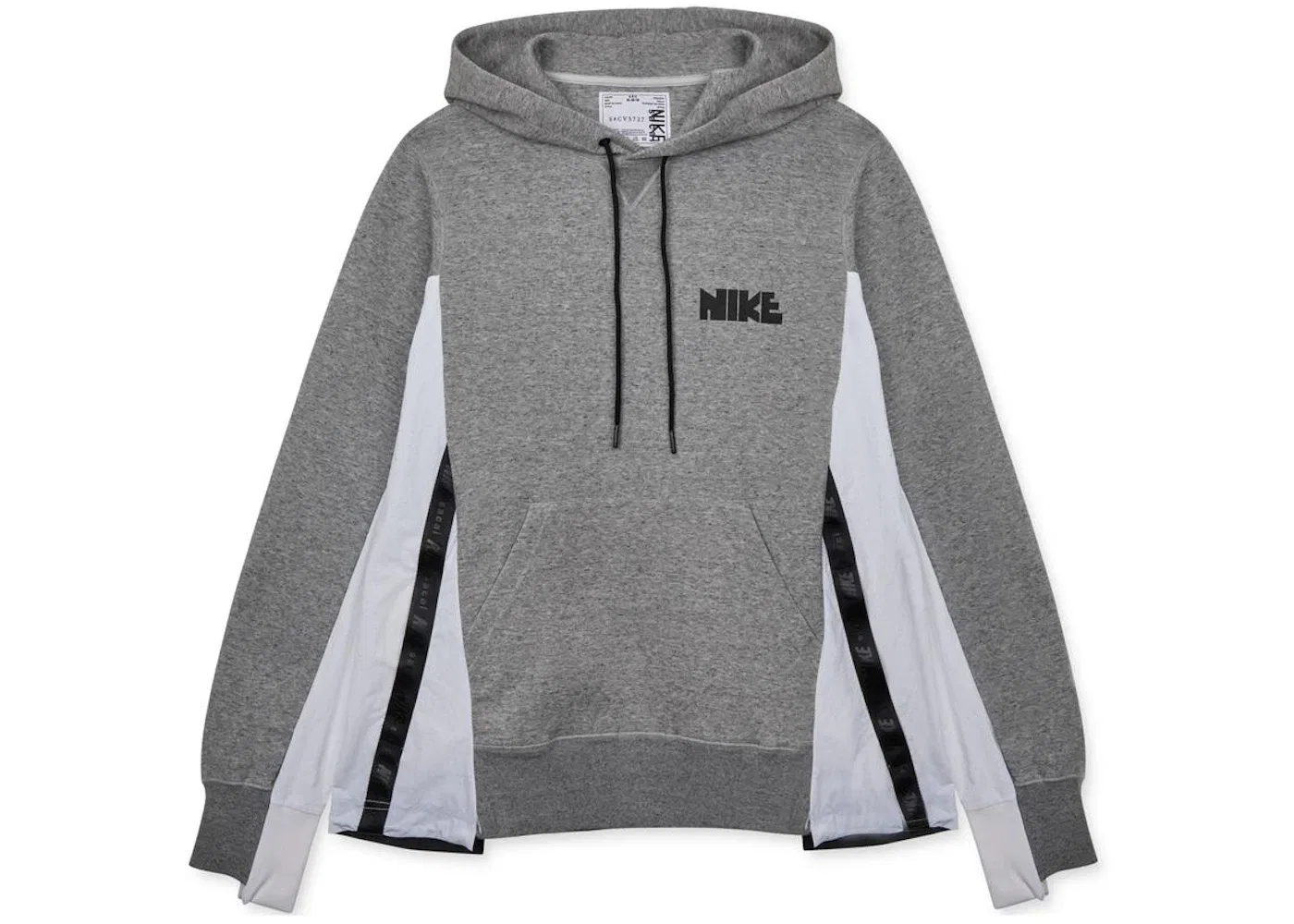 Мужской худи с длинным рукавом Nike x Sacai Hoodie Nike, Dark Grey Heather