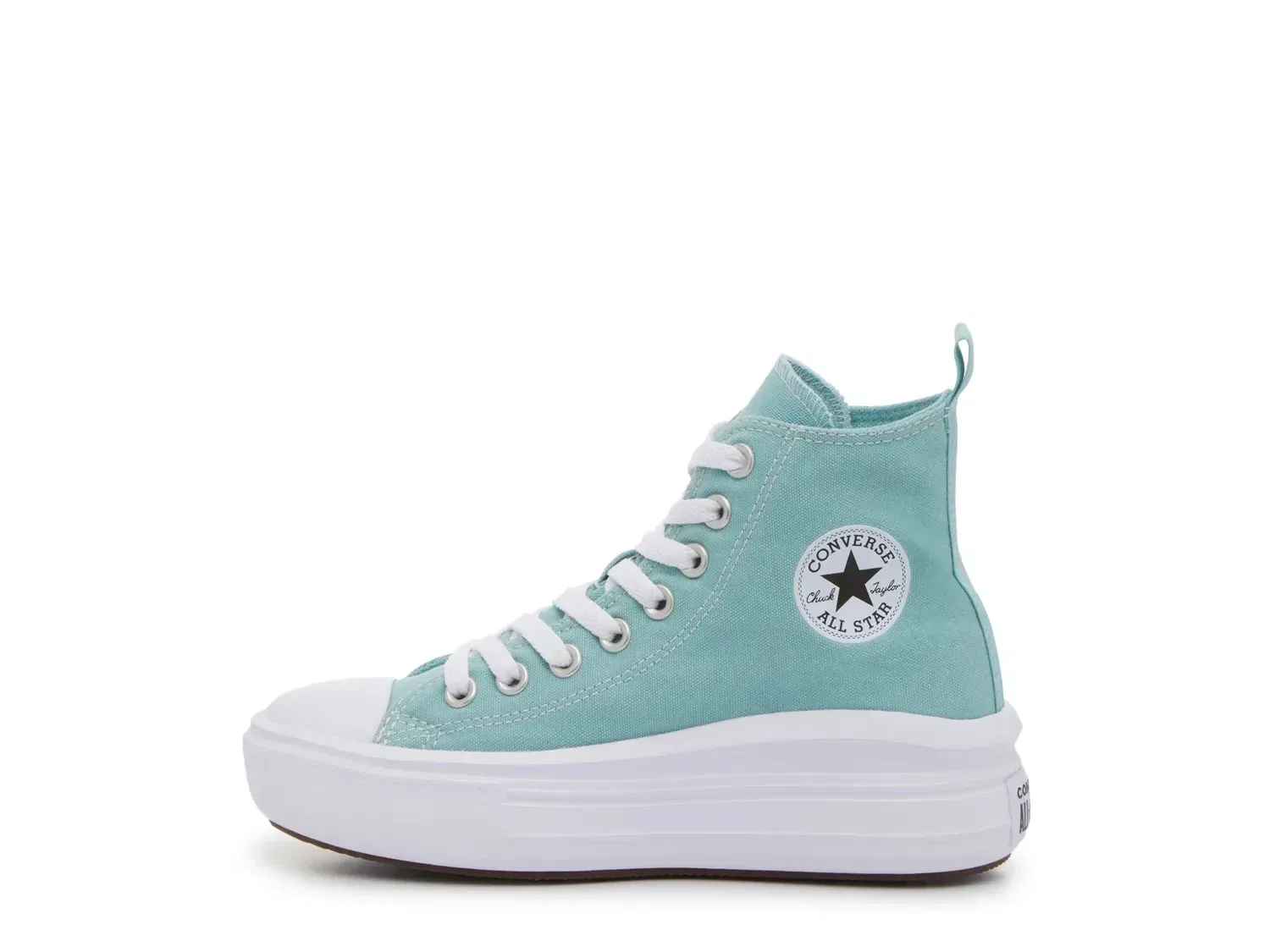Кеды высокие платформа Chuck Taylor All Star Move Converse, голубой — фото 3